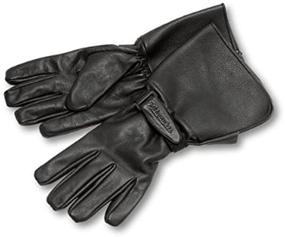 img 1 attached to 🧤 Men's Leather Gauntlet Riding Gloves by Milwaukee Motorcycle Clothing Company