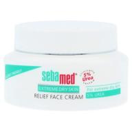 💧 sebamed extreme dry skin relief face cream: 5% urea formula for 1.7 fl oz (50ml) logo