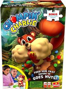 img 4 attached to Unleash Fun with Chompin Charlie Game Squirrel: 24 Piece Excitement!