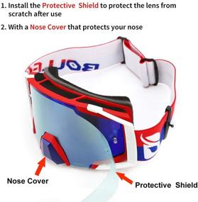 img 3 attached to Motocross Goggles Motorcycle Motorbike Anti Slip