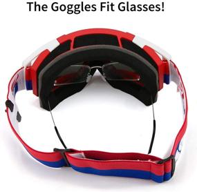 img 1 attached to Motocross Goggles Motorcycle Motorbike Anti Slip