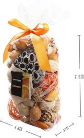 img 3 attached to 🍂 Qingbei Rina Fall Potpourri, Orange Potpourri Bag with Autumn Scent, Harvested Dried Flowers, Bowl or Vase Filler for Enhancing Home Fragrance, Table Centerpiece for Wedding, Party, Christmas Decorations, Weighing 9.9