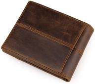 👜 genuine leather drf bifold wallet: classic and practical logo