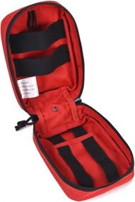 img 1 attached to Red Reebow Tactical First Aid Bag - Molle Medical EMT Pouch for Military Utility