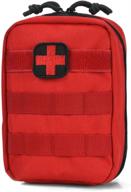 red reebow tactical first aid bag - molle medical emt pouch for military utility логотип