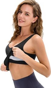 img 2 attached to 👚 Active Camisole Crop Top: Women's Padded Sports Bra Tank for Gym, Yoga, Running, and Workout Shirts