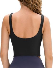 img 3 attached to 👚 Active Camisole Crop Top: Women's Padded Sports Bra Tank for Gym, Yoga, Running, and Workout Shirts