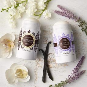 img 3 attached to Lavanila 2 Pack - The Healthy Deodorant Set: Aluminum-Free, Vegan, Clean, Natural, Pure Vanilla, Vanilla Lavender (2 x 2 oz Deodorants)