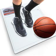 🏀 stepngrip model courtside shoe gripper mat - enhanced version with adhesive sheets - enhances court grip for basketball volleyball. superior stickiness boosts performance. logo