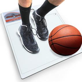 img 4 attached to 🏀 StepNGrip Model Courtside Shoe Gripper Mat - Enhanced Version with Adhesive Sheets - Enhances Court Grip for Basketball Volleyball. Superior Stickiness Boosts Performance.