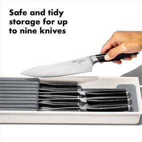 img 2 attached to Compact Knife Drawer Organizer - OXO Good Grips