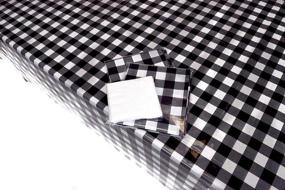 img 3 attached to 🏞️ Prestidge Checkered Tablecloths Tablecovers – Rectangular - Enhanced SEO