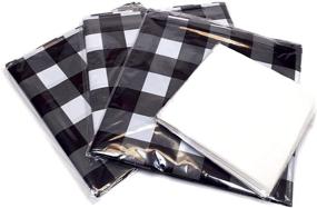 img 2 attached to 🏞️ Prestidge Checkered Tablecloths Tablecovers – Rectangular - Enhanced SEO