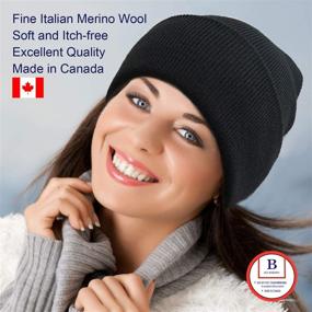 img 2 attached to 🧢 Blueberry Uniforms Merino Wool Beanie Hat - Stay Warm and Stylish with this Soft Winter and Activewear Watch Cap