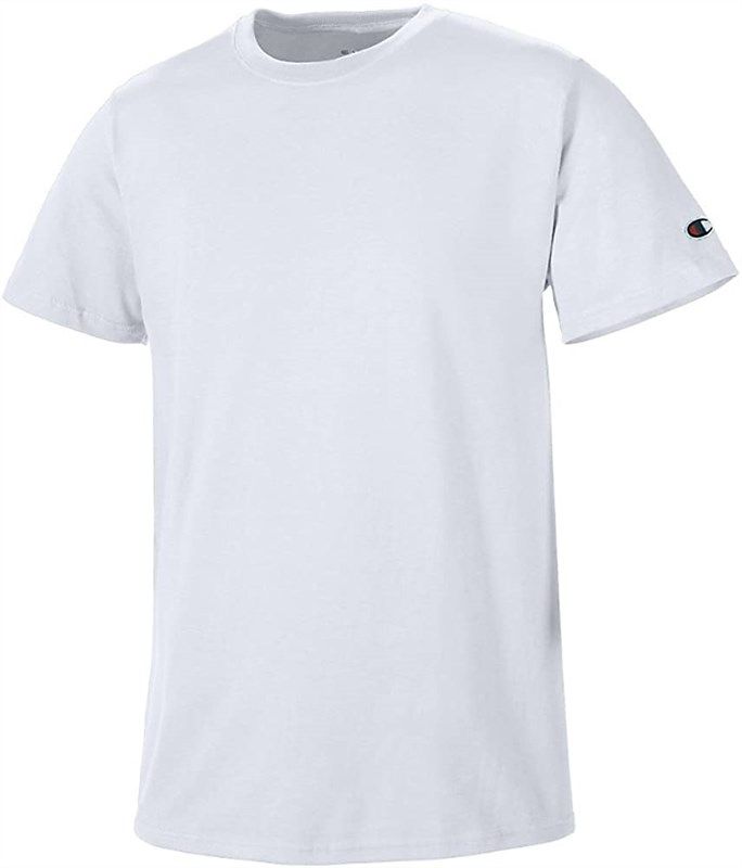 champion basic short sleeve shirt_white_l men's clothing for shirts 标志