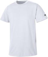 champion basic short sleeve shirt_white_l men's clothing for shirts logo