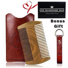 img 3 attached to Beard Comb One Handsome Man