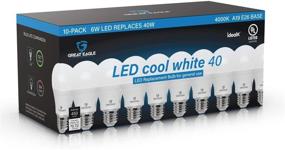 img 1 attached to GREAT EAGLE LIGHTING CORPORATION A19 LED Light Bulb Industrial Electrical for Lighting Components