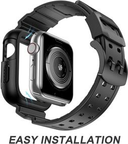 img 1 attached to Iiteeology Compatible With Apple Watch Band 44Mm 42Mm Case