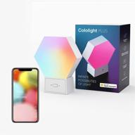 🌈 smart cololight hexagon light with app control, apple homekit support, led lamp compatible with alexa and google assistant, wifi rgb panel lights for gaming decoration, 1pc plus kit логотип