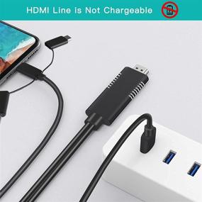 img 2 attached to 📱 1080P Smartphone to HDMI Projection Cable: Tlsdosp - Phone to TV Mirroring Adapter for Smartphone/Tablet, Compatible with Smartphones for Better SEO