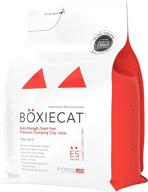 🐱 boxiecat extra strength premium clumping cat litter - optimal clay formula for multiple cats - scent-free & ultra clean litter box - probiotic odor control - hard clumping & ultra-low dust formula logo