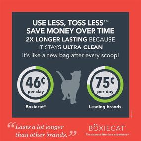 img 1 attached to 🐱 Boxiecat Extra Strength Premium Clumping Cat Litter - Optimal Clay Formula for Multiple Cats - Scent-Free & Ultra Clean Litter Box - Probiotic Odor Control - Hard Clumping & Ultra-low Dust Formula