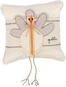 img 3 attached to 🦃 Mud Pie Canvas Turkey Leg Pillow Wrap with Dangling Detail