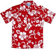 👦 classic hibiscus shirt for boys by rjc logo