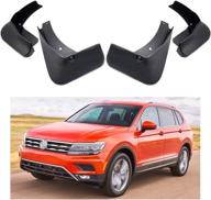 🚗 moertifei car mudguard fender mud flaps splash guards compatible with vw tiguan 2018-2021 (excludes tiguan r-line) – top-quality protection for your vehicle logo