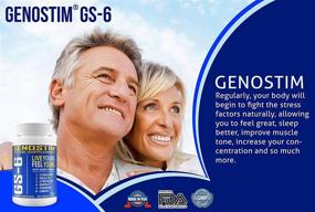 img 3 attached to 💪 Genostim GS-6® Protein Peptide Supplement: 100mg for Hormonal Balance, Accelerated Healing, and Cellular Rejuvenation. Ideal for Athletes, Men, and Women. 60 Tablets.