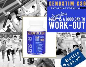 img 1 attached to 💪 Genostim GS-6® Protein Peptide Supplement: 100mg for Hormonal Balance, Accelerated Healing, and Cellular Rejuvenation. Ideal for Athletes, Men, and Women. 60 Tablets.