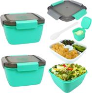 🥗 bokzen salad packs: 1 dressing, pre-prepared with compartments logo