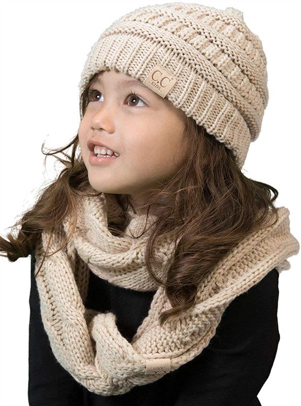 kids ribbed headwrap scarf bundle 로고