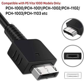 img 2 attached to 🎮 RGEEK 3.9FT PS Vita Charger Cable - Efficient USB Charger Replacement Cable for Sony Playstation Vita, Compatible with PSVita 1000