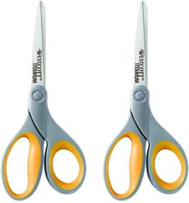 img 4 attached to ✂️ Titanium Bonded Scissors by Westcott, 8-inch