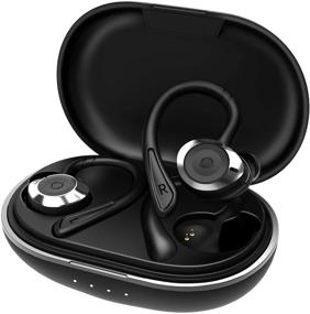 img 4 attached to 🎧 dyplay Sports True Wireless Earbuds - IPX7 Waterproof, TWS Stereo Sound, Bluetooth 5.0 Headphones with Charging Case and Mic - 40H Playtime Sports Earphones for Running, Gym, Workout, Fitness, Exercise