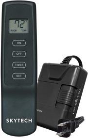 img 2 attached to 🔥 Black SkyTech 1410T/LCD Timer Control (SKY-1410T-LCD-A) for Fireplace Remotes and Thermostats