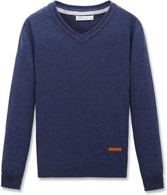 img 4 attached to 👕 CUNYI Boys' Little V Neck Pullover Sweater: Stylish Clothing and Sweaters