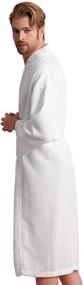 img 1 attached to Patterned Soft Touch Bathrobe by Linen Collection