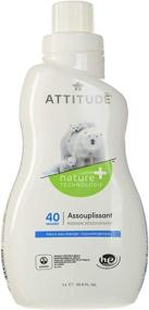 img 3 attached to ATTITUDE Nature + Hypoallergenic Fabric Softener: Gentle, Wildflower-scented, Eco-Friendly 40 Load Solution - 33.8 Fl Oz