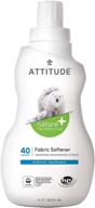 attitude nature + hypoallergenic fabric softener: gentle, wildflower-scented, eco-friendly 40 load solution - 33.8 fl oz logo