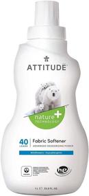 img 4 attached to ATTITUDE Nature + Hypoallergenic Fabric Softener: Gentle, Wildflower-scented, Eco-Friendly 40 Load Solution - 33.8 Fl Oz