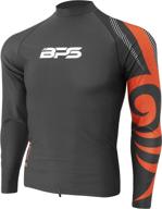 bps mens longsleeve quick rashguard sports & fitness logo