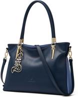 💼 foxer genuine leather shoulder handbag - stylish women's handbags & wallets for valentine's day logo