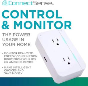 img 2 attached to 💡 Enhance Your Home Automation with ConnectSense CS SO2 Smart Outlet² in White