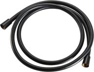 teci shower hoses 119 inch extra long: ultimate bathroom hand held shower hose replacement for optimal comfort and convenience. enjoy 360 degree free rotation and no-kink extension - black t101-3 logo