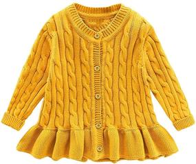 img 1 attached to 👚 Stylish Girls' Long Sleeve Sweaters by FKKFYY: Cozy and Fashionable