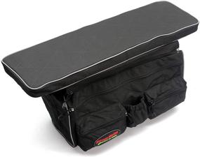 img 4 attached to Enhance Your Boating Comfort and Convenience with the Seamax Sunlitec Inflatable Boat Bench Seat Cushion and Detachable Seat Bag Combo!