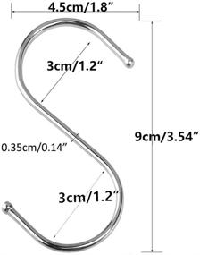 img 3 attached to 🧺 Hanging Hangers for Bathrooms and Bedrooms: Stainless Steel